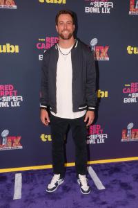 Adam Thielen at the Tubi Red Carpet during Super Bowl LIX at Caesars Superdome on February 09, 2025 in New Orleans, Louisiana.