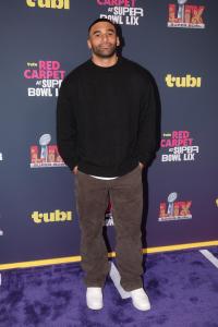 Curtis Robinson at the Tubi Red Carpet during Super Bowl LIX at Caesars Superdome on February 09, 2025 in New Orleans, Louisiana.