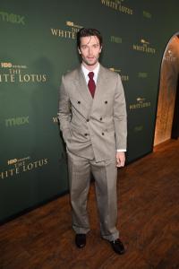 Patrick Schwarzenegger at "The White Lotus" Season 3 Los Angeles Premiere held at Paramount Studios on February 10, 2025 in Los Angeles, California.