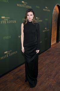 Giulia Be at "The White Lotus" Season 3 Los Angeles Premiere held at Paramount Studios on February 10, 2025 in Los Angeles, California.