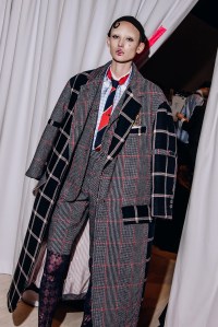 Backstage at Thom Browne Fall 2025 Ready-to-Wear Show
