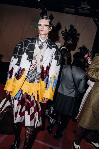 Backstage at Thom Browne Fall 2025 Ready-to-Wear Show
