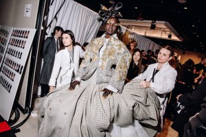 Backstage at Thom Browne Fall 2025 Ready-to-Wear Show