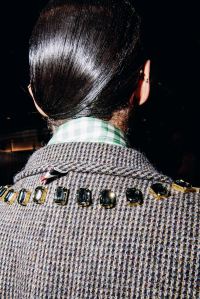 Backstage at Thom Browne Fall 2025 Ready-to-Wear Show