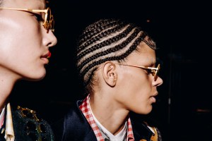 Backstage at Thom Browne Fall 2025 Ready-to-Wear Show