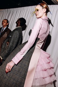 Backstage at Thom Browne Fall 2025 Ready-to-Wear Show