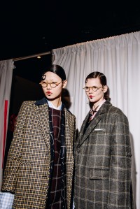 Backstage at Thom Browne Fall 2025 Ready-to-Wear Show