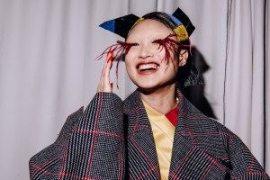 Backstage at Thom Browne Fall 2025 Ready-to-Wear Show