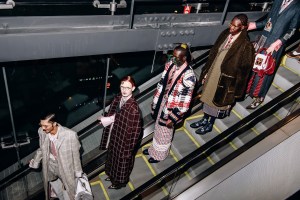 Backstage at Thom Browne Fall 2025 Ready-to-Wear Show