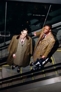 Backstage at Thom Browne Fall 2025 Ready-to-Wear Show