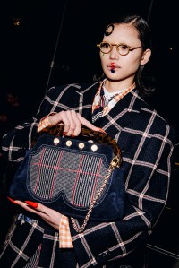 Backstage at Thom Browne Fall 2025 Ready-to-Wear Show