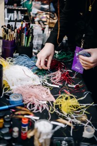 Backstage at Thom Browne Fall 2025 Ready-to-Wear Show