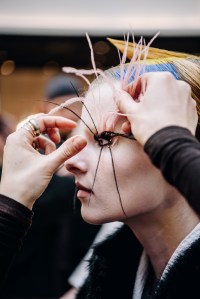 Backstage at Thom Browne Fall 2025 Ready-to-Wear Show