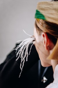 Backstage at Thom Browne Fall 2025 Ready-to-Wear Show