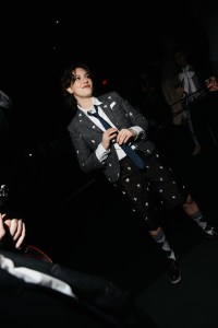 King Princess at the Thom Browne Fall RTW 2025 fashion show as part of New York Fashion Week held at The Shed on February 11, 2025 in New York, New York.