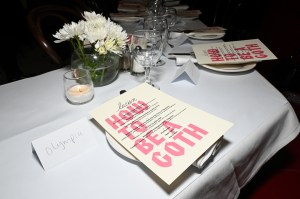 The scene at the Tish Weinstock Book Dinner