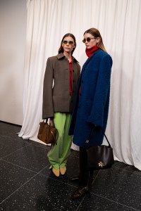 Backstage at the Tory Burch spring 2025 ready-to-wear show at New York Fashion Week.