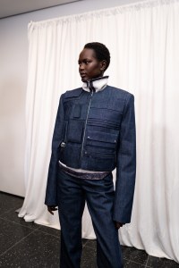 Backstage at the Tory Burch spring 2025 ready-to-wear show at New York Fashion Week.