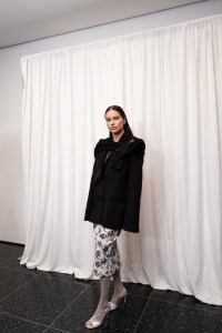 Backstage at the Tory Burch spring 2025 ready-to-wear show at New York Fashion Week.