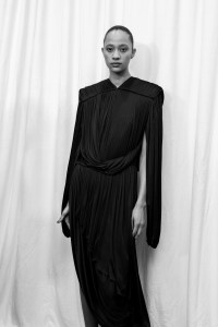 Backstage at the Tory Burch spring 2025 ready-to-wear show at New York Fashion Week.