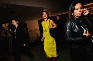 Ivy Getty at the Tory Burch Fall 2025 Ready-to-Wear show