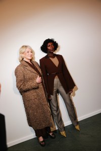 Martha Stewart and Jodie Turner-Smith at the Tory Burch Fall 2025 Ready-to-Wear show