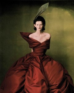 Giambattista Valli haute couture silk faille “Pouf” dress.