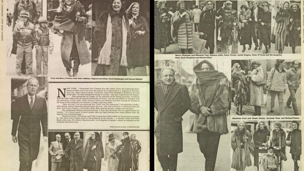 “Dinosaurs and Others” appeared in WWD on March 3, 1982.