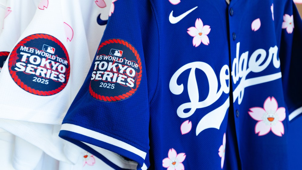 The Takashi Murakami-designed jerseys were a hot seller for fans.