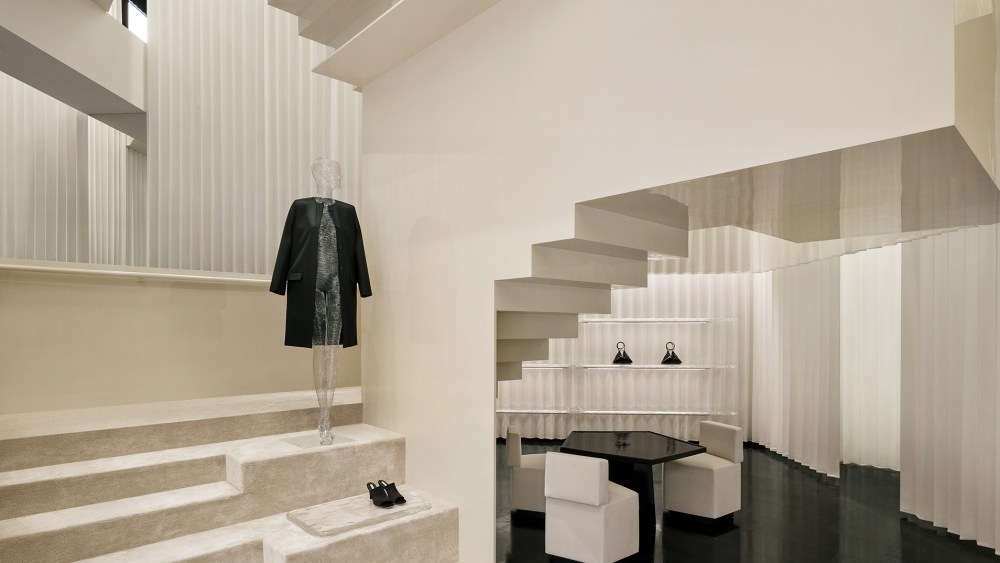 Toteme First China Flagship in Beijing, designed by Herzog & de Meuron.