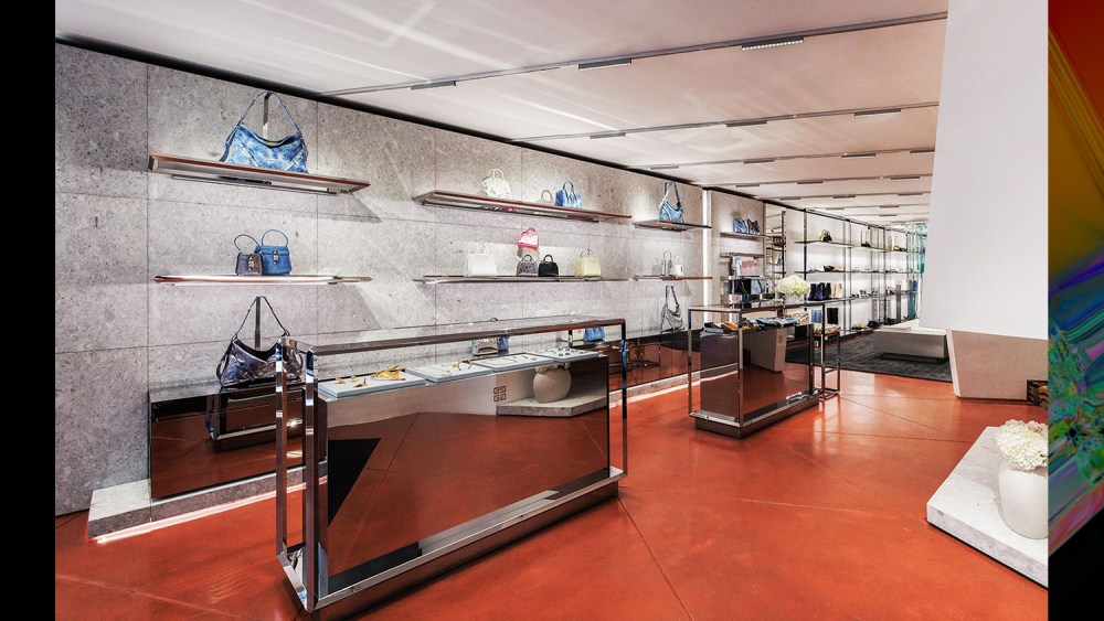 The award-winning Givenchy interior.