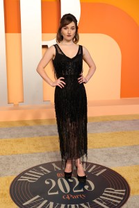 Kaitlyn Dever at the 2025 Vanity Fair Oscar Party Hosted By Radhika Jones held at Wallis Annenberg Center for the Performing Arts on March 02, 2025 in Beverly Hills, California.