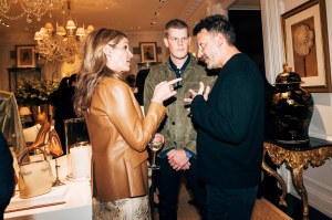 Aerin Lauder, Wes Gordon, and Paul Arnhold