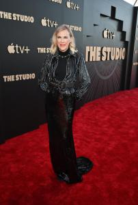 Catherine O'Hara at Apple TV+ Series “The Studio” World Premiere held at the Academy Museum of Motion Pictures on March 24, 2025 in Los Angeles, California.