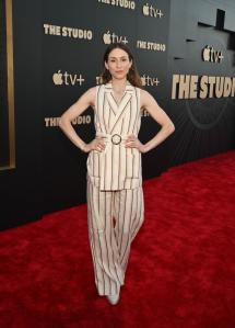 Troian Bellisario at Apple TV+ Series “The Studio” World Premiere held at the Academy Museum of Motion Pictures on March 24, 2025 in Los Angeles, California.