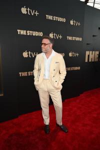 Seth Rogen at Apple TV+ Series “The Studio” World Premiere held at the Academy Museum of Motion Pictures on March 24, 2025 in Los Angeles, California.