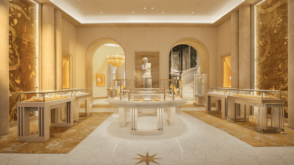 Inside Bulgari's new flagship store in Milan.