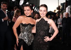 Isabela Merced, Kaitlyn Dever at HBO's "The Last of Us" Season 2 Premiere held at TCL Chinese Theatre on March 24, 2025 in Los Angeles, California.