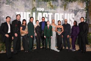 Danny Ramirez, Spencer Lord, Ariela Barer, Gabriel Luna, Kaitlyn Dever, Pedro Pascal, Bella Ramsey, Tati Gabrielle, Isabela Merced, Jeffrey Wright, Rutina Wesley, Young Mazino at HBO's "The Last of Us" Season 2 Premiere held at TCL Chinese Theatre on March 24, 2025 in Los Angeles, California.