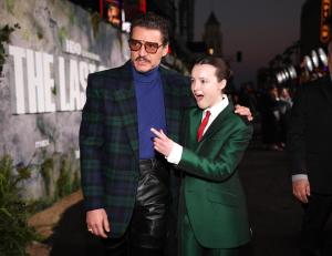 Pedro Pascal, Bella Ramsey at HBO's "The Last of Us" Season 2 Premiere held at TCL Chinese Theatre on March 24, 2025 in Los Angeles, California.