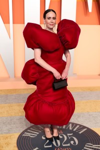 Sarah Paulson at the 2025 Vanity Fair Oscar Party Hosted By Radhika Jones held at Wallis Annenberg Center for the Performing Arts on March 02, 2025 in Beverly Hills, California.
