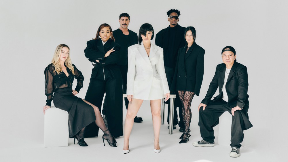 From left: Jennifer Walker, Patientce Foster, Adam Drawas, Cardi B, Kollin Carter, Raissa Gerona and Michael Mente.