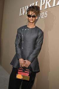 Jaden Smith at the LVMH Prize Cocktail Party on March 05, 2025 in Paris, France.