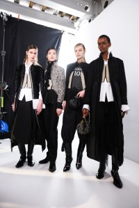 Backstage at Dior Fall 2025 Ready-to-Wear Collection at Paris Fashion Week