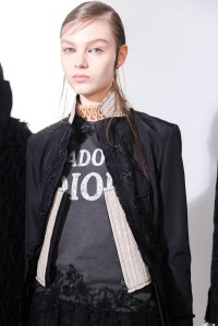 Backstage at Dior Fall 2025 Ready-to-Wear Collection at Paris Fashion Week