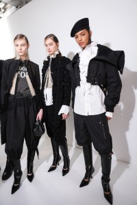 Backstage at Dior Fall 2025 Ready-to-Wear Collection at Paris Fashion Week