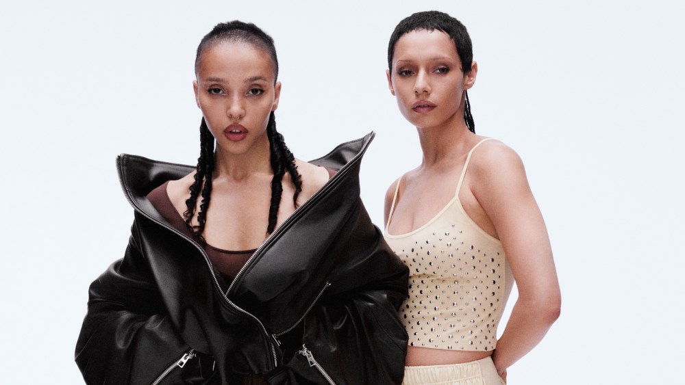 FKA Twigs  and Jazzelle Zanaughtti in H&M's spring 2025 campaign