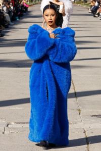LOS ANGELES, CALIFORNIA - DECEMBER 02: Cardi B walks the runway down South Windsor Boulevard during the Balenciaga Fall 2024 fashion show on December 02, 2023 in Los Angeles, California. (Photo by Taylor Hill/Getty Images)