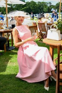 ASCOT, ENGLAND - JUNE 19: Morgan Riddle attends the 2nd day of Royal Ascot at Ascot Racecourse on June 19, 2024 in Ascot, England. (Photo by Kirstin Sinclair/Getty Images for Ascot Racecourse)