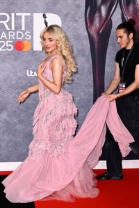 LONDON, ENGLAND - MARCH 01: (EDITORIAL USE ONLY) Sabrina Carpenter attends The BRIT Awards 2025 at the InterContinental London - The O2 on March 01, 2025 in London, England. (Photo by Gareth Cattermole/Getty Images)